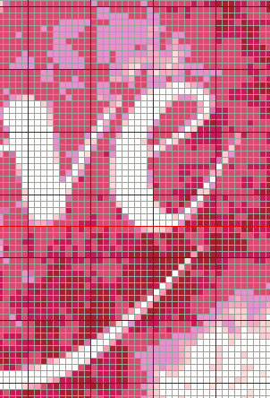 Stitching Jules Design Cross Stitch Pattern Love Heart Counted Cross Stitch Pattern Instant PDF Download