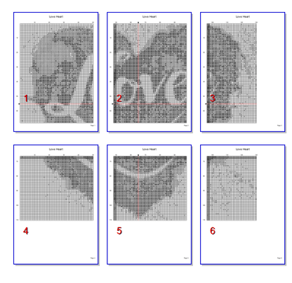 Stitching Jules Design Cross Stitch Pattern Love Heart Counted Cross Stitch Pattern Instant PDF Download