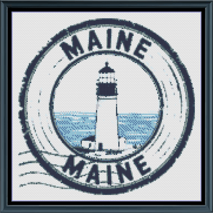 Stitching Jules Design Cross Stitch Pattern Maine