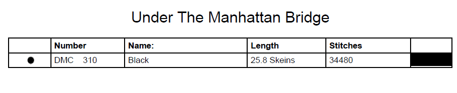 Stitching Jules Design Cross Stitch Pattern Manhattan Bridge Cross Stitch Pattern | Instant PDF Download