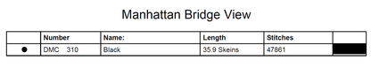 Stitching Jules Design Cross Stitch Pattern Manhattan Bridge New York City Cross Stitch Pattern Instant PDF Download