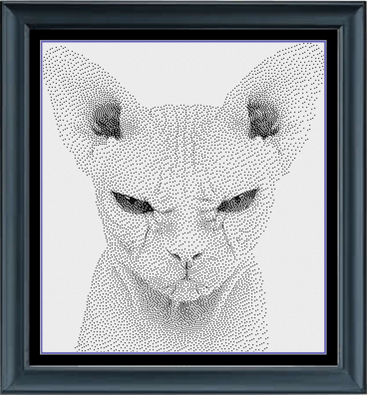 Stitching Jules Design Cross Stitch Pattern Manx Cross Stitch Pattern | Cat Cross Stitch Pattern | Blackwork | Instant PDF Download And Physical Pattern Options
