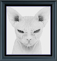 Thumbnail for Stitching Jules Design Cross Stitch Pattern Manx Cross Stitch Pattern | Cat Cross Stitch Pattern | Blackwork | Instant PDF Download And Physical Pattern Options