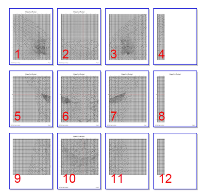 Stitching Jules Design Cross Stitch Pattern Manx Cross Stitch Pattern | Cat Cross Stitch Pattern | Blackwork | Instant PDF Download And Physical Pattern Options