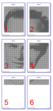 Stitching Jules Design Cross Stitch Pattern Marlon Brando Counted Cross Stitch Pattern | American Actor | Monochrome Blackwork Pattern | Instant Download PDF