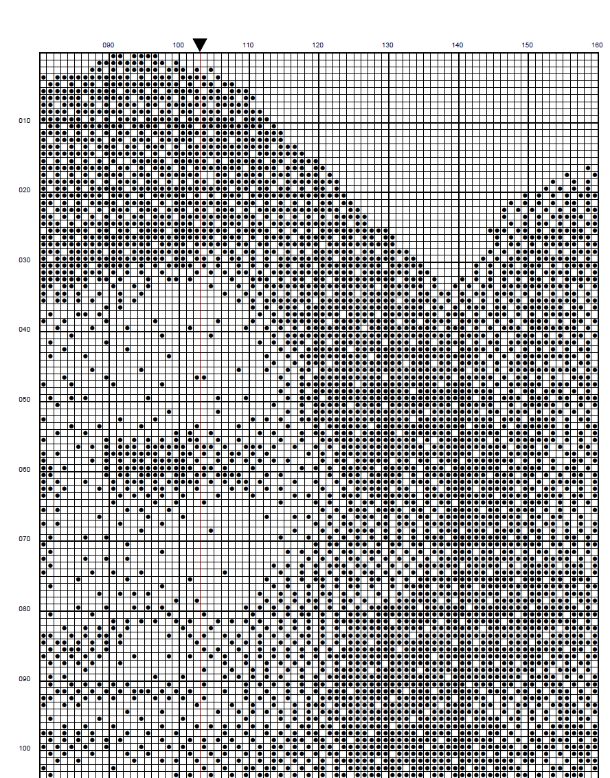 Stitching Jules Design Cross Stitch Pattern Migrant Mother Monochromatic Vintage Historical Cross Stitch Pattern | PDF Digital Download