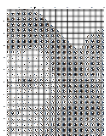 Stitching Jules Design Cross Stitch Pattern Migrant Mother Monochromatic Vintage Historical Cross Stitch Pattern | PDF Digital Download