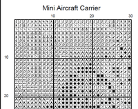 Thumbnail for Stitching Jules Design Cross Stitch Pattern Mini Aircraft Carrier Cross-Stitch Pattern Instant PDF Download