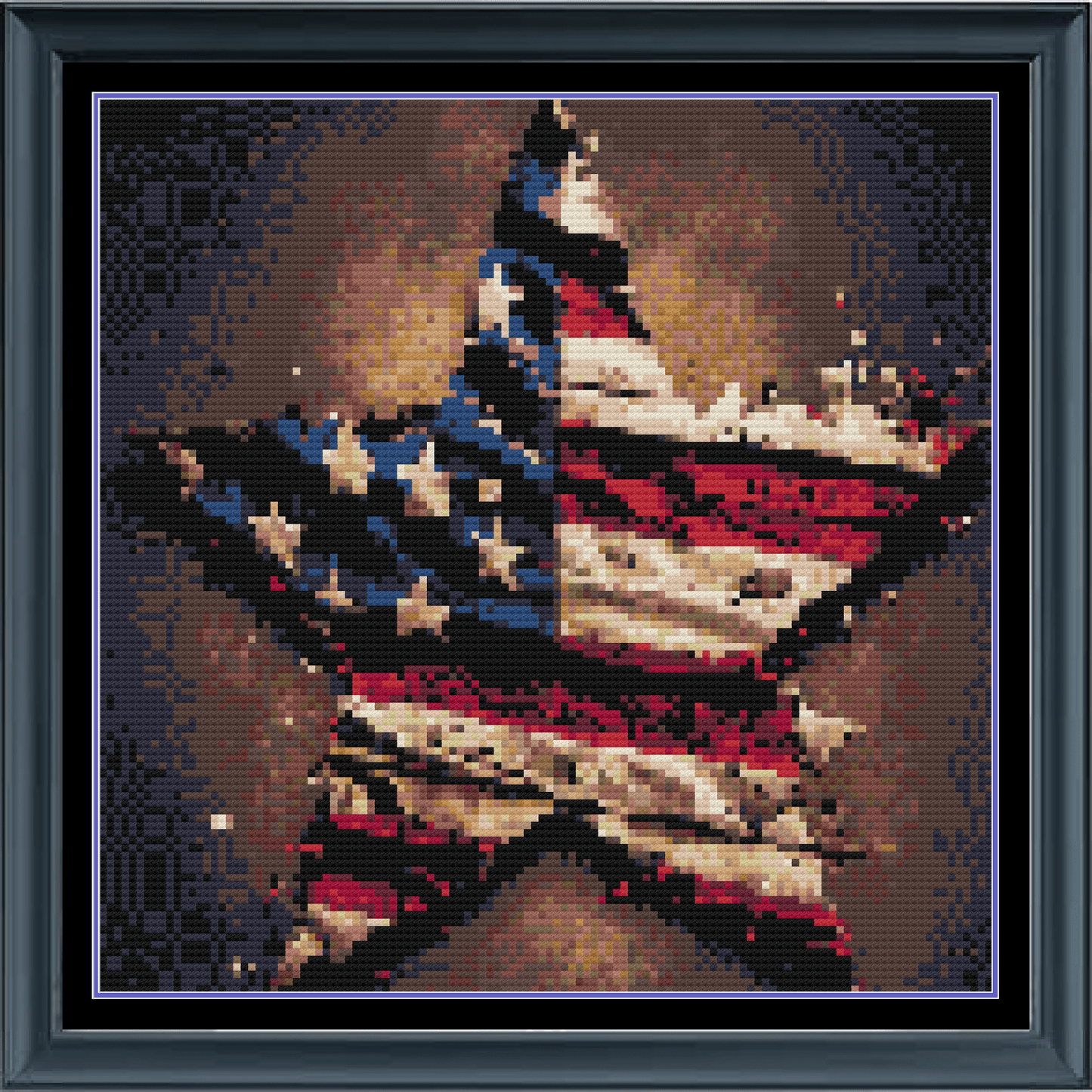 Stitching Jules Design Cross Stitch Pattern Mini American Star Counted Cross Stitch Pattern | Full Coverage | Instant Download PDF