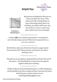 Thumbnail for Stitching Jules Design Cross Stitch Pattern Mini Aspen Leaf Counted Cross Stitch Pattern | Instant PDF Download