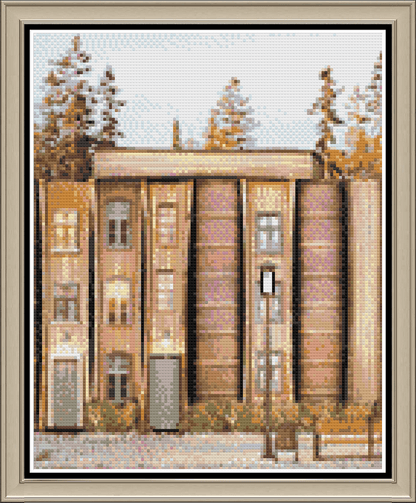Stitching Jules Design Cross Stitch Pattern Mini Book Street Cross Stitch Embroidery Needlepoint Pattern PDF Download