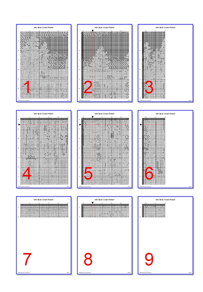 Stitching Jules Design Cross Stitch Pattern Mini Book Street Cross Stitch Embroidery Needlepoint Pattern PDF Download