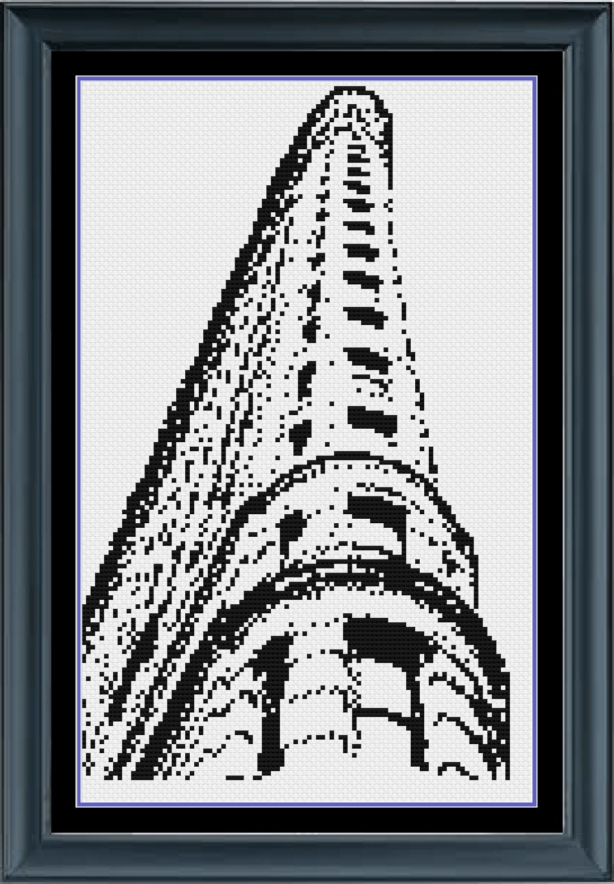 Stitching Jules Design Cross Stitch Pattern Mini Flatiron Building NYC Counted Cross Stitch Pattern | Monochrome Blackwork | Instant Download PDF