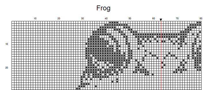 Stitching Jules Design Cross Stitch Pattern Mini Frog Cross Stitch Pattern | Animal Cross Stitch | Monochrome | Instant Download PDF