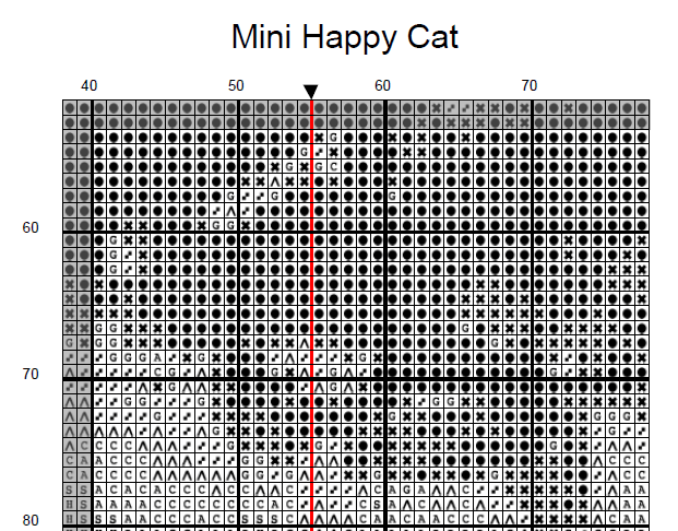 Stitching Jules Design Cross Stitch Pattern Mini Happy Cat Cross-Stitch Pattern Instant PDF Download
