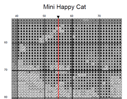 Stitching Jules Design Cross Stitch Pattern Mini Happy Cat Cross-Stitch Pattern Instant PDF Download