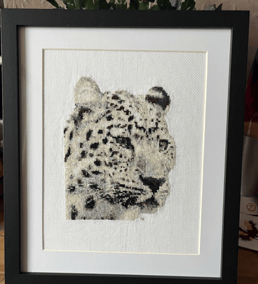 Stitching Jules Design Cross Stitch Pattern Mini Leopard Counted Cross Stitch Pattern Instant PDF Download