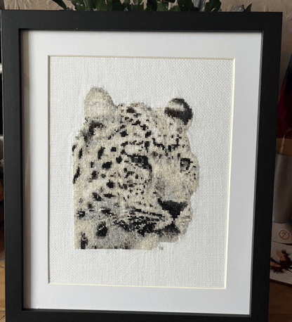 Stitching Jules Design Cross Stitch Pattern Mini Leopard Counted Cross Stitch Pattern Instant PDF Download