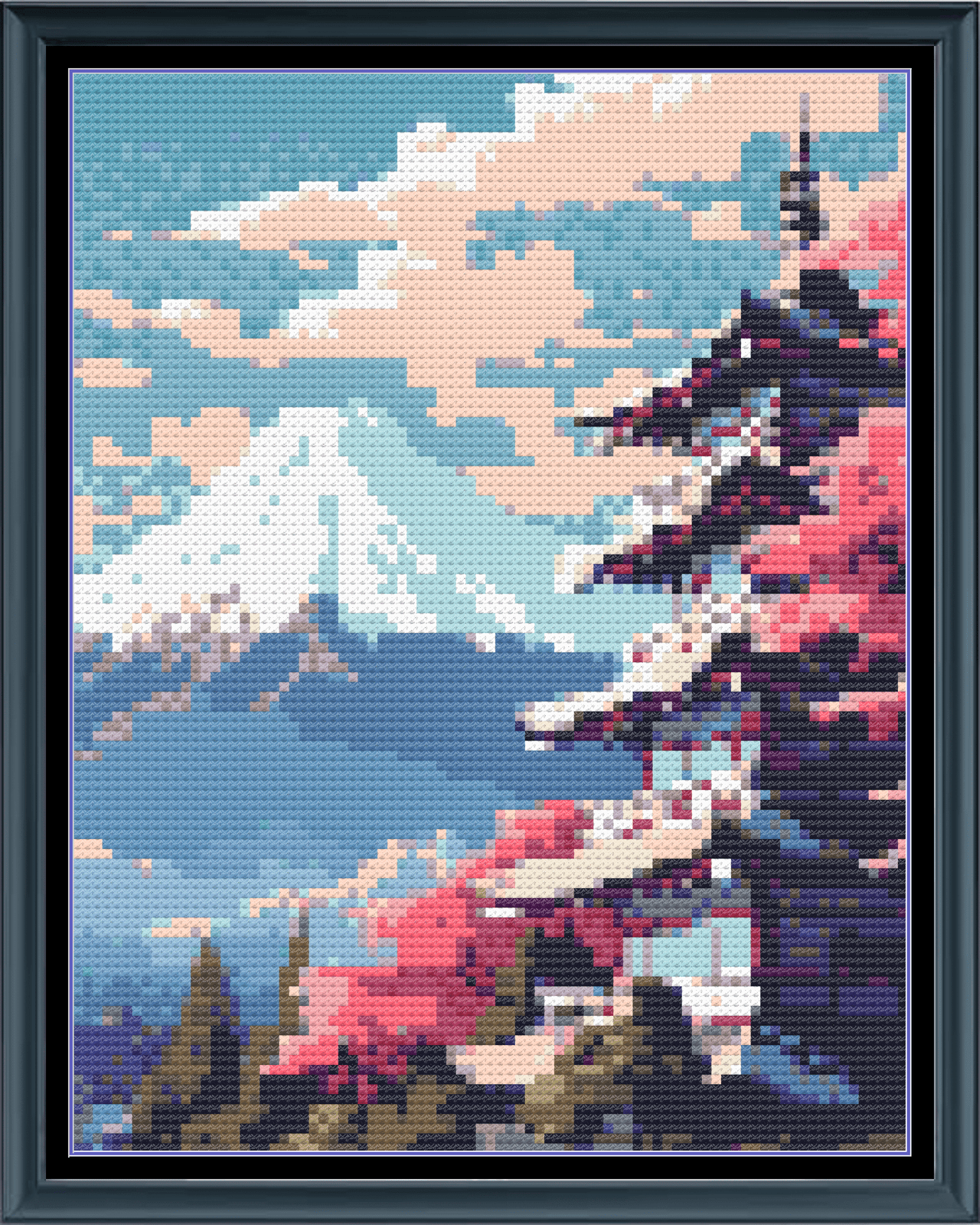 Stitching Jules Design Cross Stitch Pattern Mini Mt. Fuji - Japan