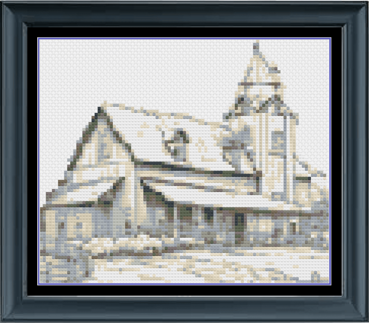 Mini Ranch House Cross-Stitch Pattern Instant PDF Download – Stitching ...