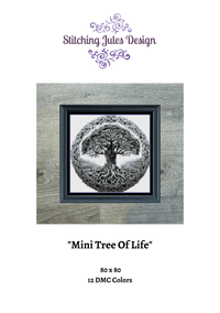 Thumbnail for Stitching Jules Design Cross Stitch Pattern Mini Tree Of Life Cross Stitch Pattern Instant PDF Download