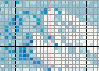 Stitching Jules Design Cross Stitch Pattern Mini Volcano Snowy Mountain Counted Cross Stitch Pattern | Full coverage Mini Cross Stitch | Instant Download PDF