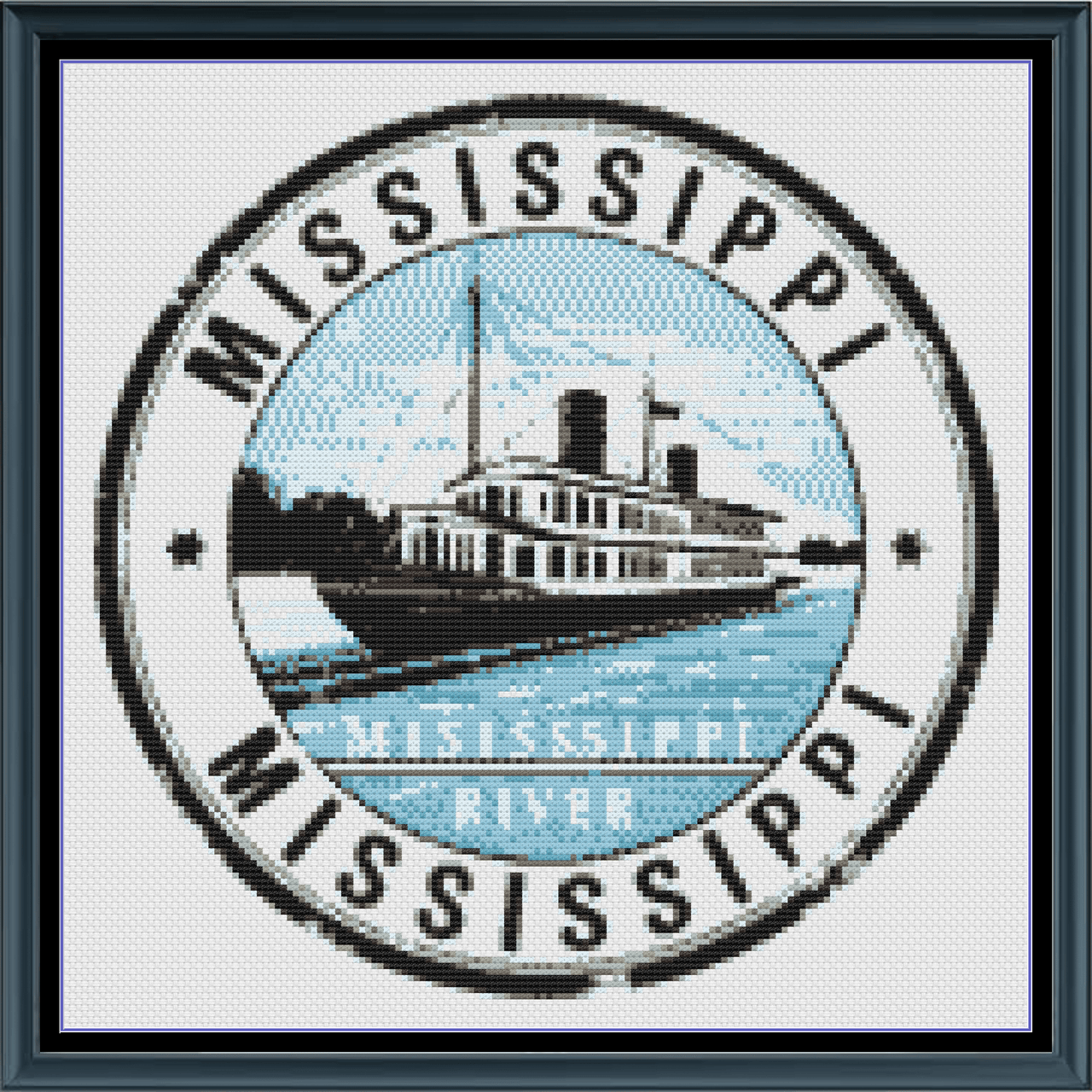 Stitching Jules Design Cross Stitch Pattern Mississippi