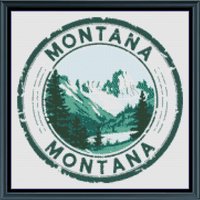 Thumbnail for Stitching Jules Design Cross Stitch Pattern Montana