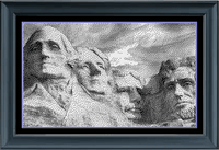 Thumbnail for Stitching Jules Design Cross Stitch Pattern Mount Rushmore Counted Cross Stitch Pattern | Presidents Cross Stitch Pattern | Instant PDF Download