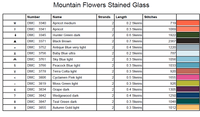 Thumbnail for Stitching Jules Design Cross Stitch Pattern Mountain Flowers Landscape Full Coverage Counted Cross Stitch Pattern Digital Download