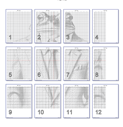 Stitching Jules Design Cross Stitch Pattern Mr. Frog Animal Clothes Funny Monochrome Counted Cross-Stitch Pattern (Digital Download)