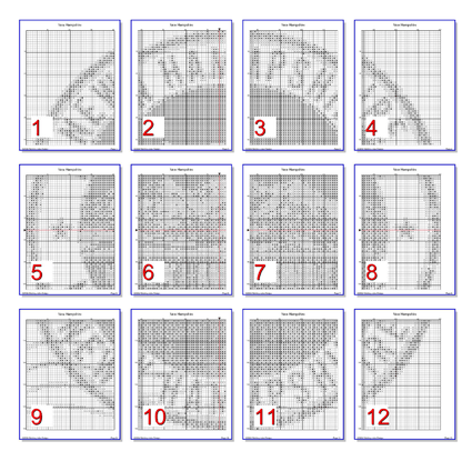 Stitching Jules Design Cross Stitch Pattern New Hampshire New England US State Counted Cross Stitch Pattern | Instant Download PDF
