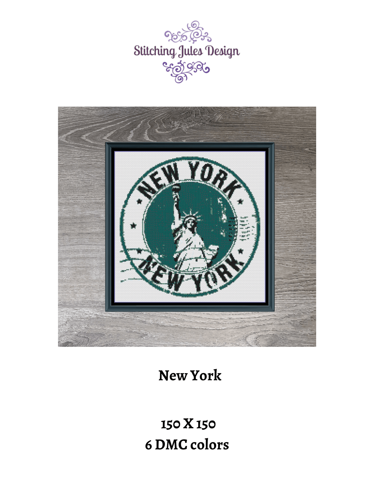 Stitching Jules Design Cross Stitch Pattern New York