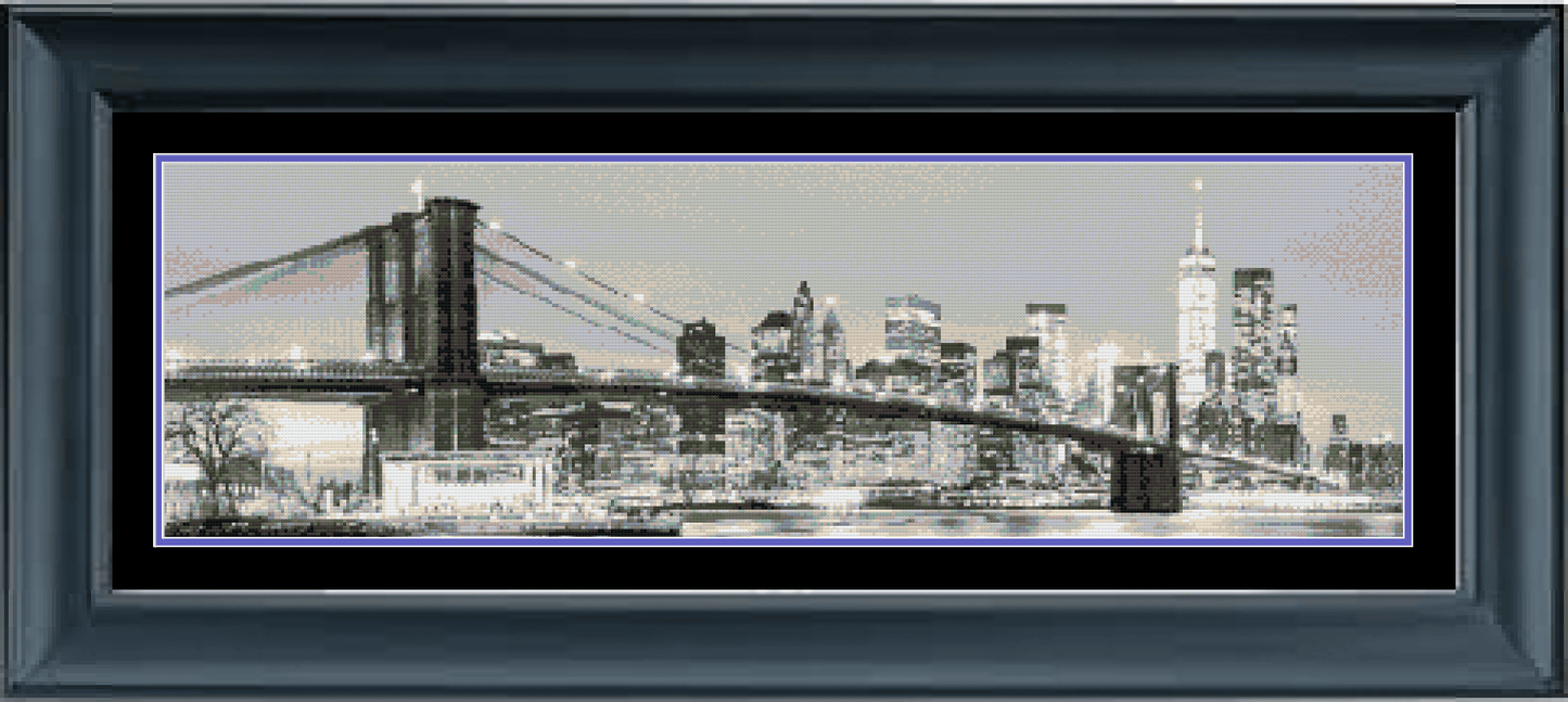 Stitching Jules Design Cross Stitch Pattern New York City Skyline Cross Stitch Pattern | NYC Cross Stitch Pattern | Digital PDF Download