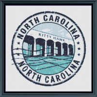 Thumbnail for Stitching Jules Design Cross Stitch Pattern North Carolina