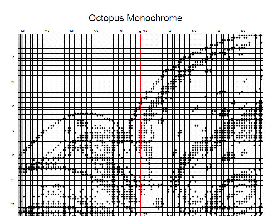 Stitching Jules Design Cross Stitch Pattern Octopus Cross Stitch Pattern | Blackwork Cross Stitch Pattern | Physical And Digital PDF Download Pattern Options