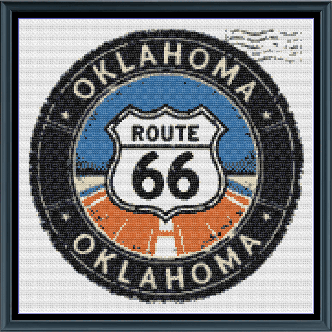 Stitching Jules Design Cross Stitch Pattern Oklahoma