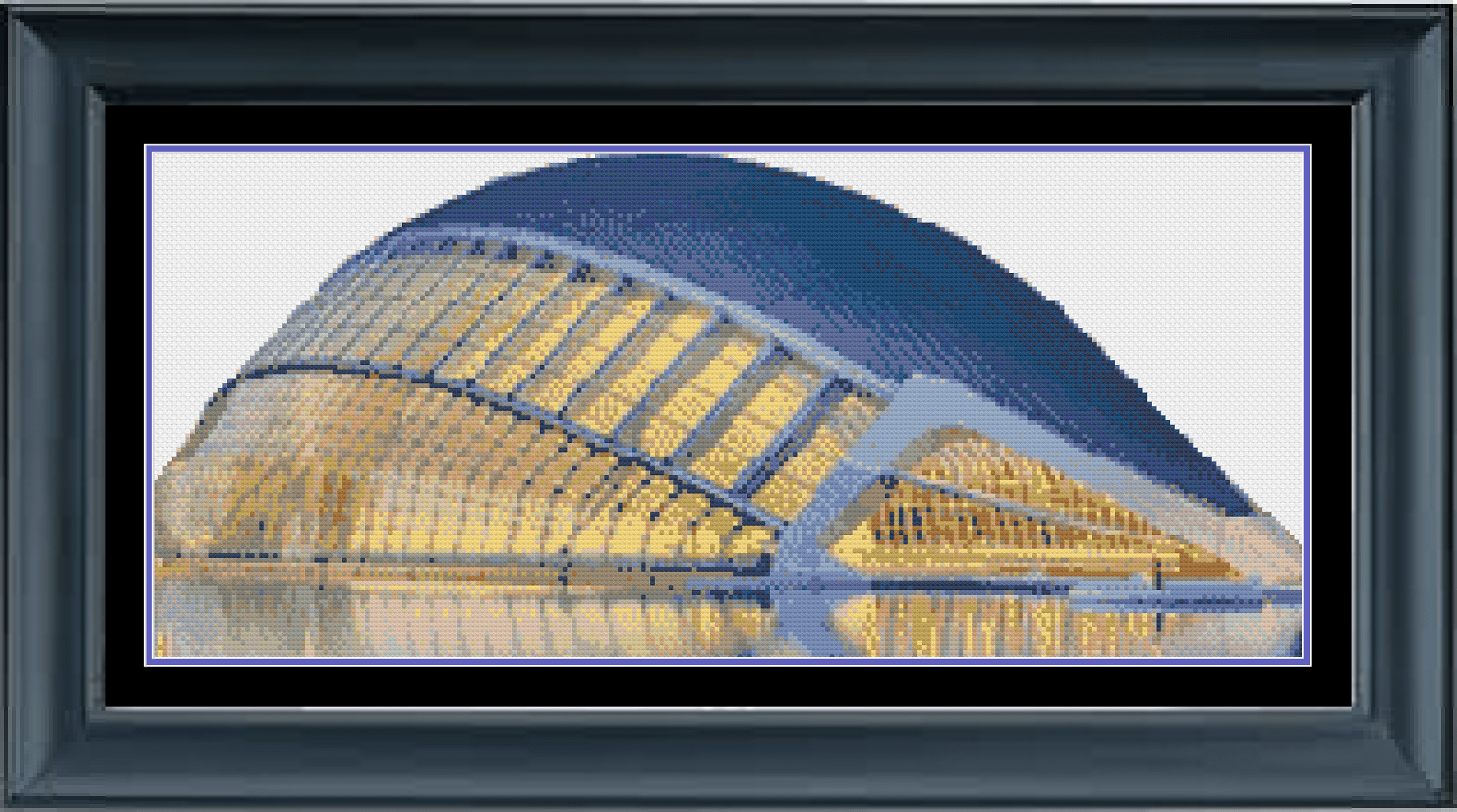 Stitching Jules Design Cross Stitch Pattern Physical Pattern - $15 Palau de les Arts Cross Stitch Pattern | Valencia Cross Stitch Pattern | Physical And Digital PDF Download Pattern Options