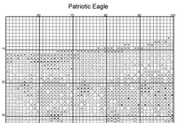 Thumbnail for Stitching Jules Design Cross Stitch Pattern Patriotic Eagle