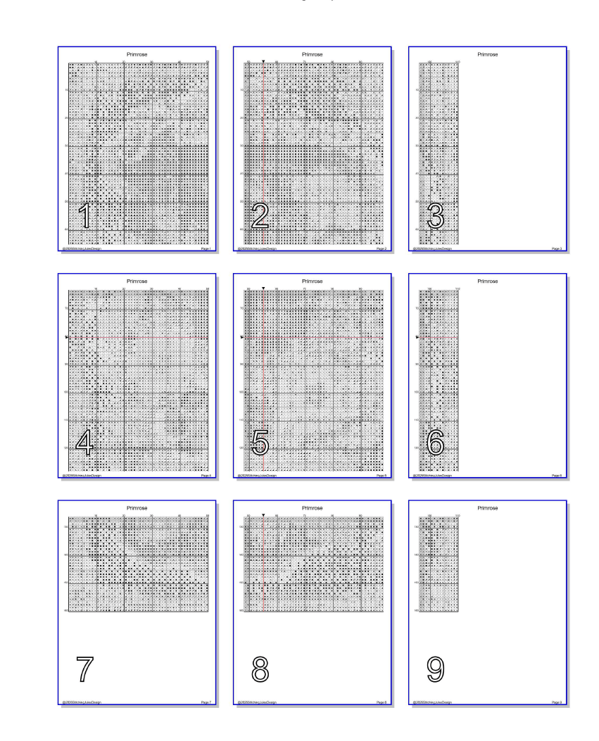 Stitching Jules Design Cross Stitch Pattern Primrose Winter Flower Full Coverage Counted Cross-Stitch Pattern (Digital Download)