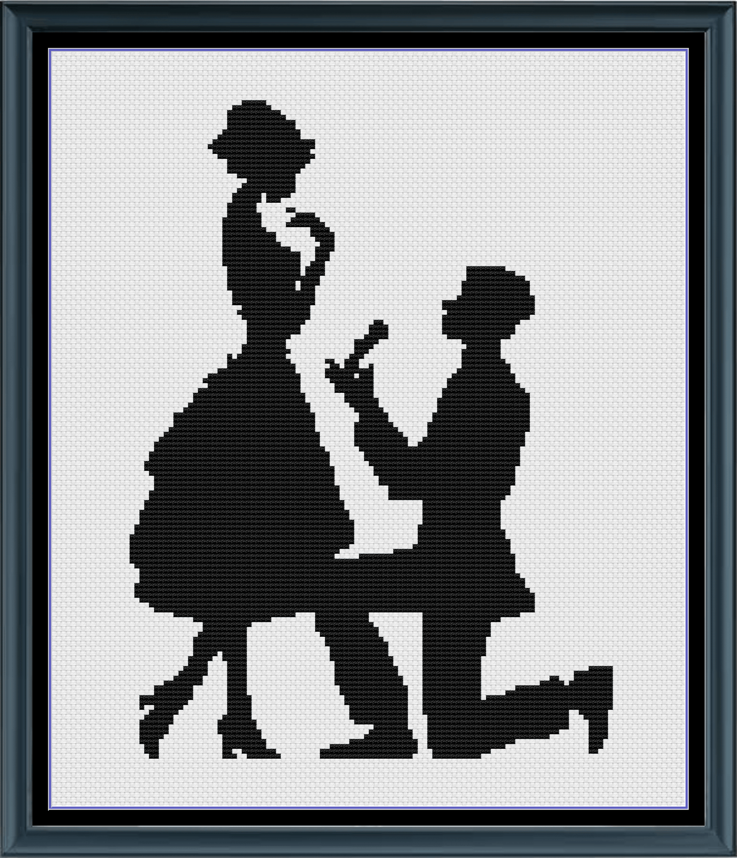 Stitching Jules Design Cross Stitch Pattern Proposal Engagement Love Counted Cross-Stitch Pattern (Digital Download)