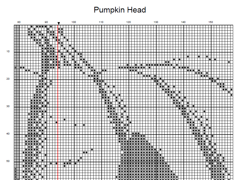 Stitching Jules Design Cross Stitch Pattern Pumpkin Head Halloween Cross Stitch Pattern | Cool Cross Stitch | Monochrome Blackwork | Instant Download PDF