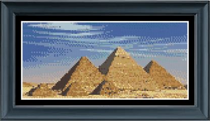 Stitching Jules Design Cross Stitch Pattern Physical Pattern - $8.50 Pyramids Cross Stitch Pattern | Egypt Cross Stitch Pattern | Physical And Digital PDF Download Pattern Options