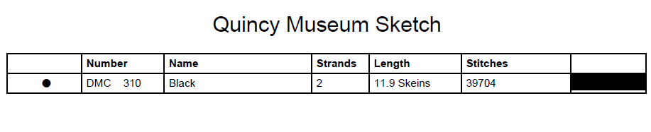 Stitching Jules Design Cross Stitch Pattern Quincy Museum House Kansas City Monochrome Large Counted Cross-Stitch Pattern (Digital Download)