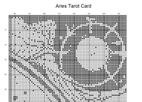 Thumbnail for Stitching Jules Design Cross Stitch Pattern Ram Aries Tarot Card Cross Stitch Pattern Instant Download PDF