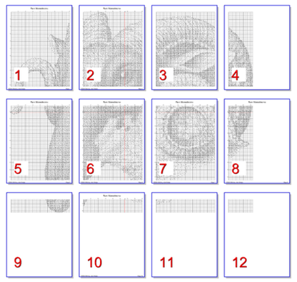 Stitching Jules Design Cross Stitch Pattern Ram Monochrome