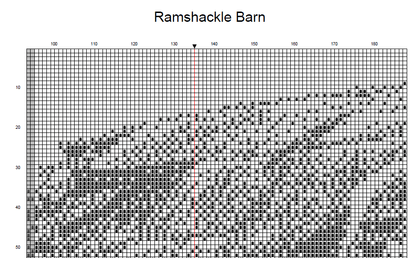 Stitching Jules Design Cross Stitch Pattern Ramshackle Barn Farm Cross Stitch Pattern Instant PDF Download
