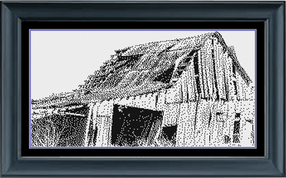 Stitching Jules Design Cross Stitch Pattern Ramshackle Barn Farm Cross Stitch Pattern Instant PDF Download