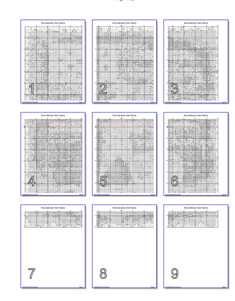Stitching Jules Design Cross Stitch Pattern Revolutionary War Stamp Military America Counted Cross Stitch Pattern Digital Download
