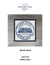 Thumbnail for Stitching Jules Design Cross Stitch Pattern Rhode Island